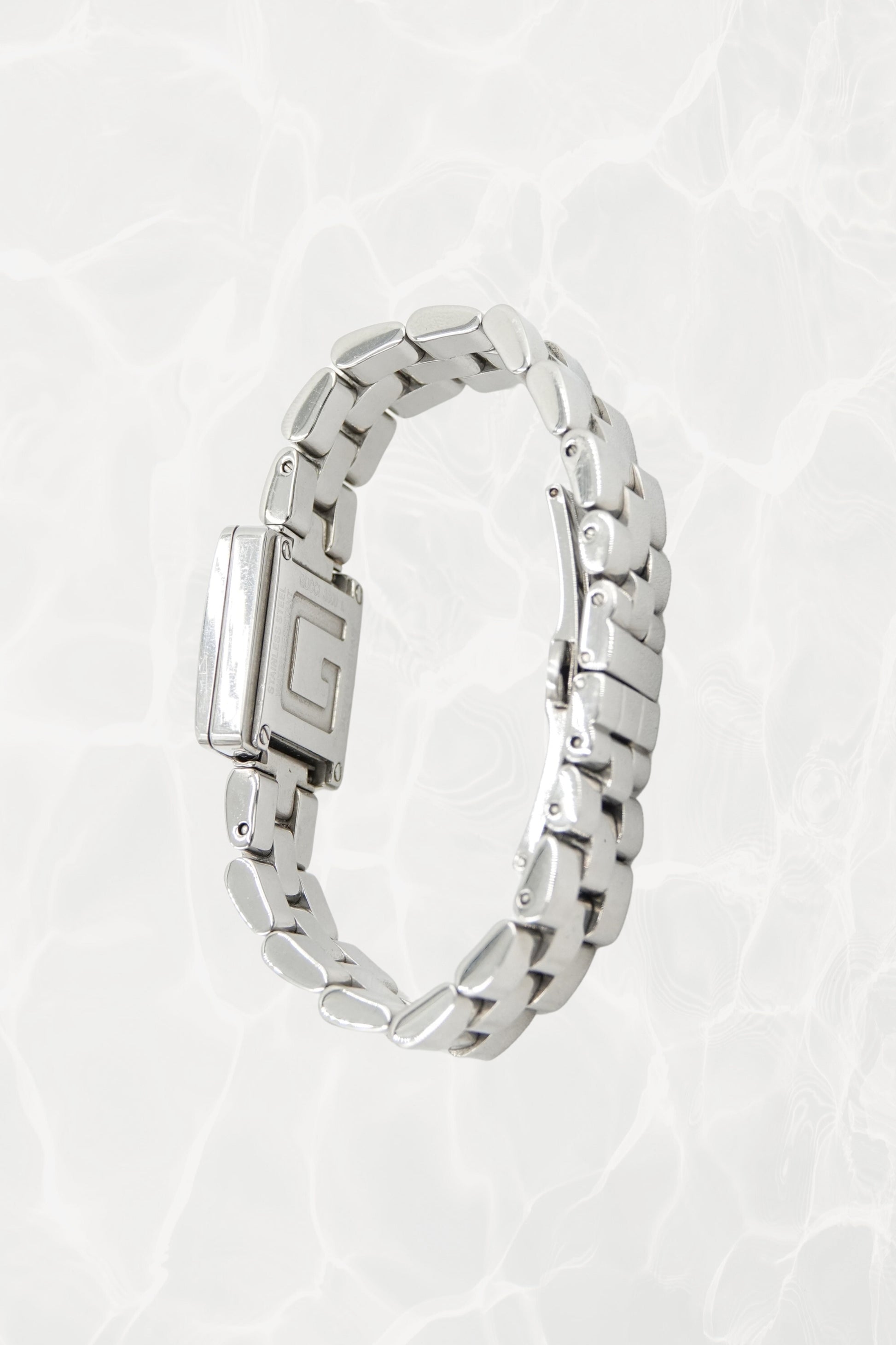 Tom Ford for Gucci G-Frame watch caseback with G motif engraving